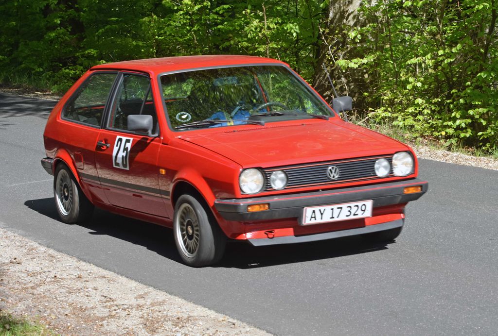 For Klaus Christensen blev det til exit allerede i tidtagningen med hans VW Polo Coupé (1989)